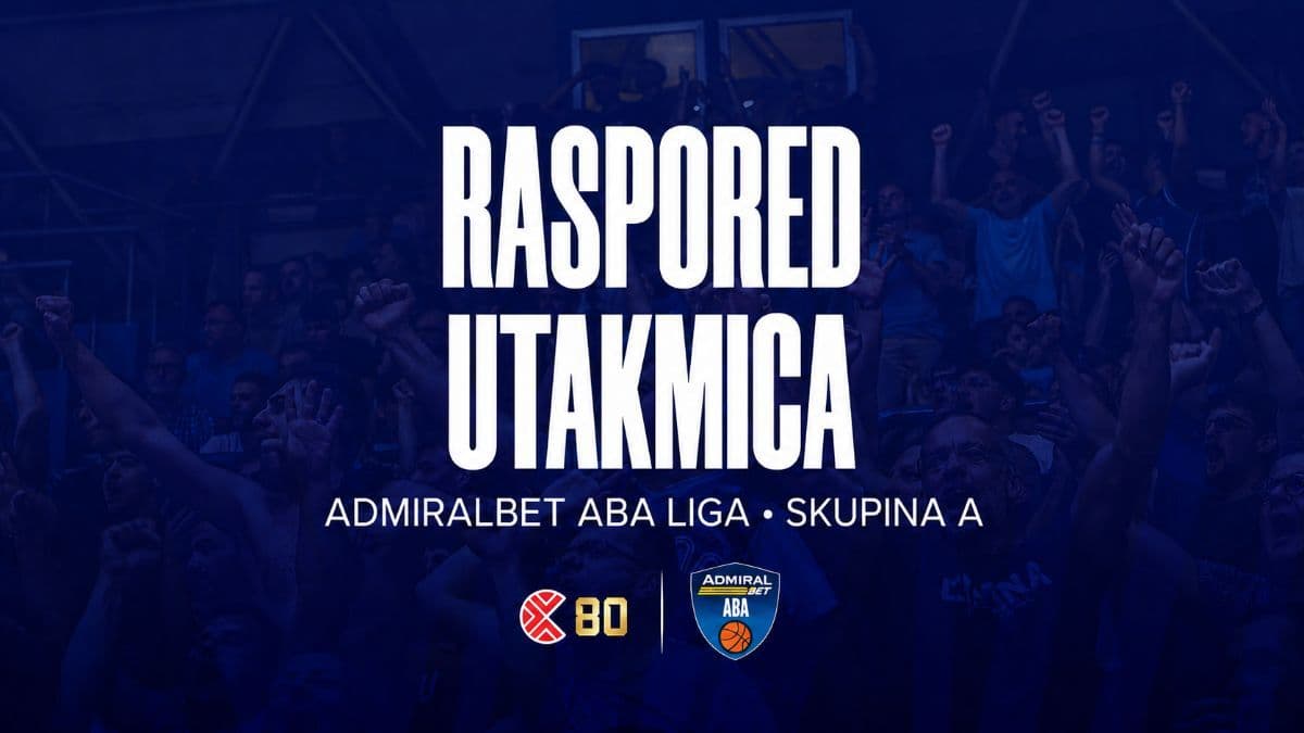 Poznat raspored Cibone u AdmiralBet ABA ligi